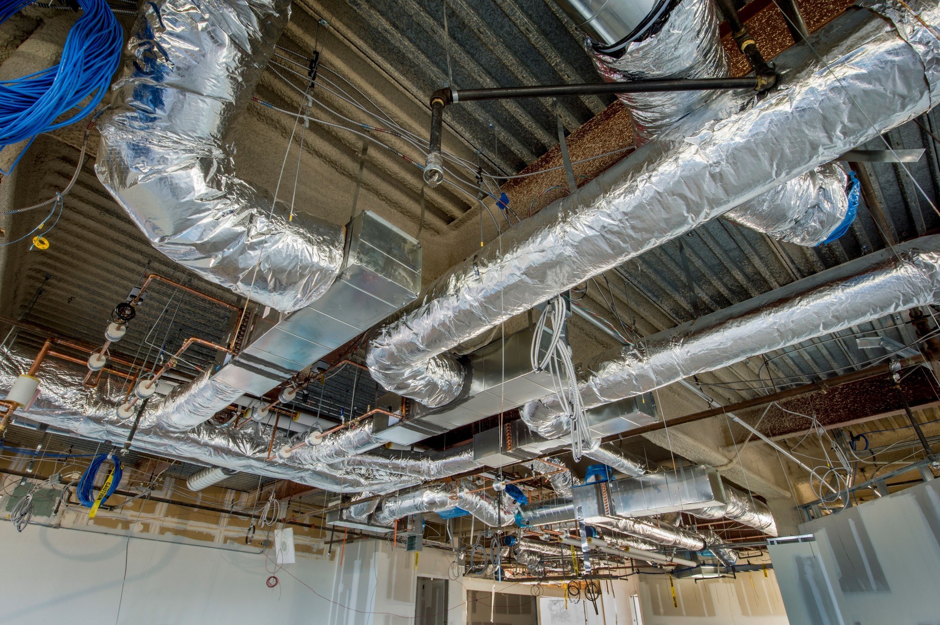 Insulated Air Duct Installation